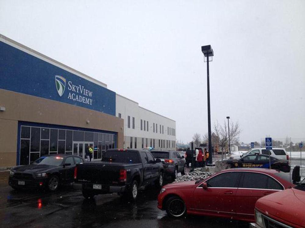 SkyView Academy closed early Tuesday, Jan. 14, 2014, after a chemical incident.