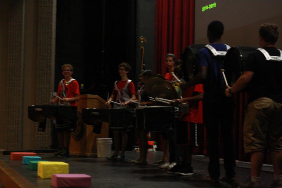 Band Plays Music and Welcomes the Sophomores