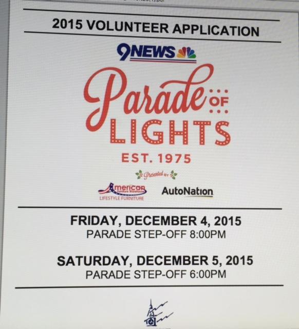Parade Of Lights Forms Are Due