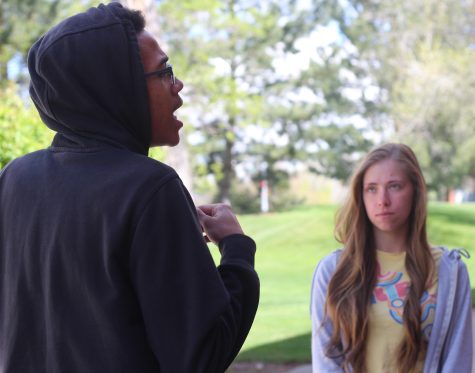 Confronting the drama head on.