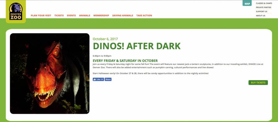 DINOS Come To Life After dark, Boo At The Zoo