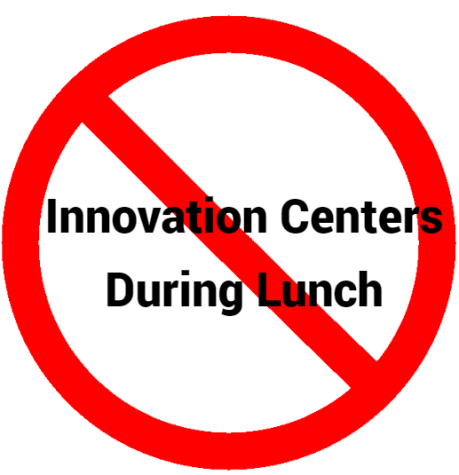 No Innovation Spaces During Lunch?