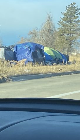 Homeless on the side of Cherry Creek state park