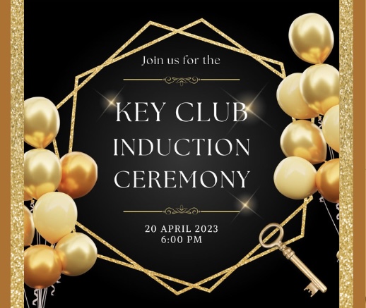 Key Club Induction Ceremony
