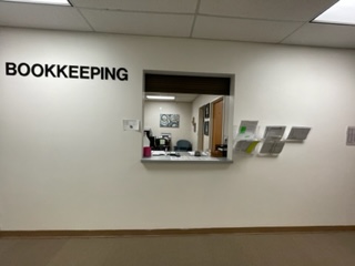 The SHHS Bookkeeping Office, Located Directly Behind and to the Right of the Deans Office.