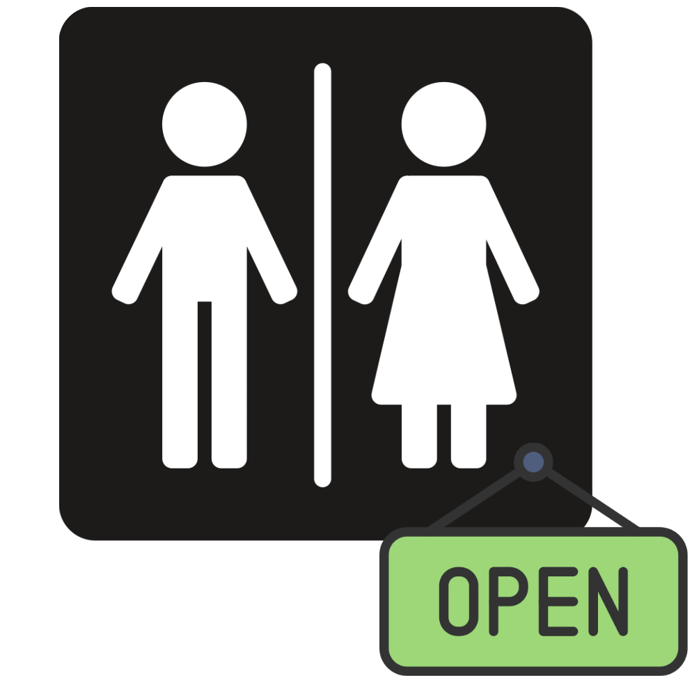 Where can you go Pee at school?